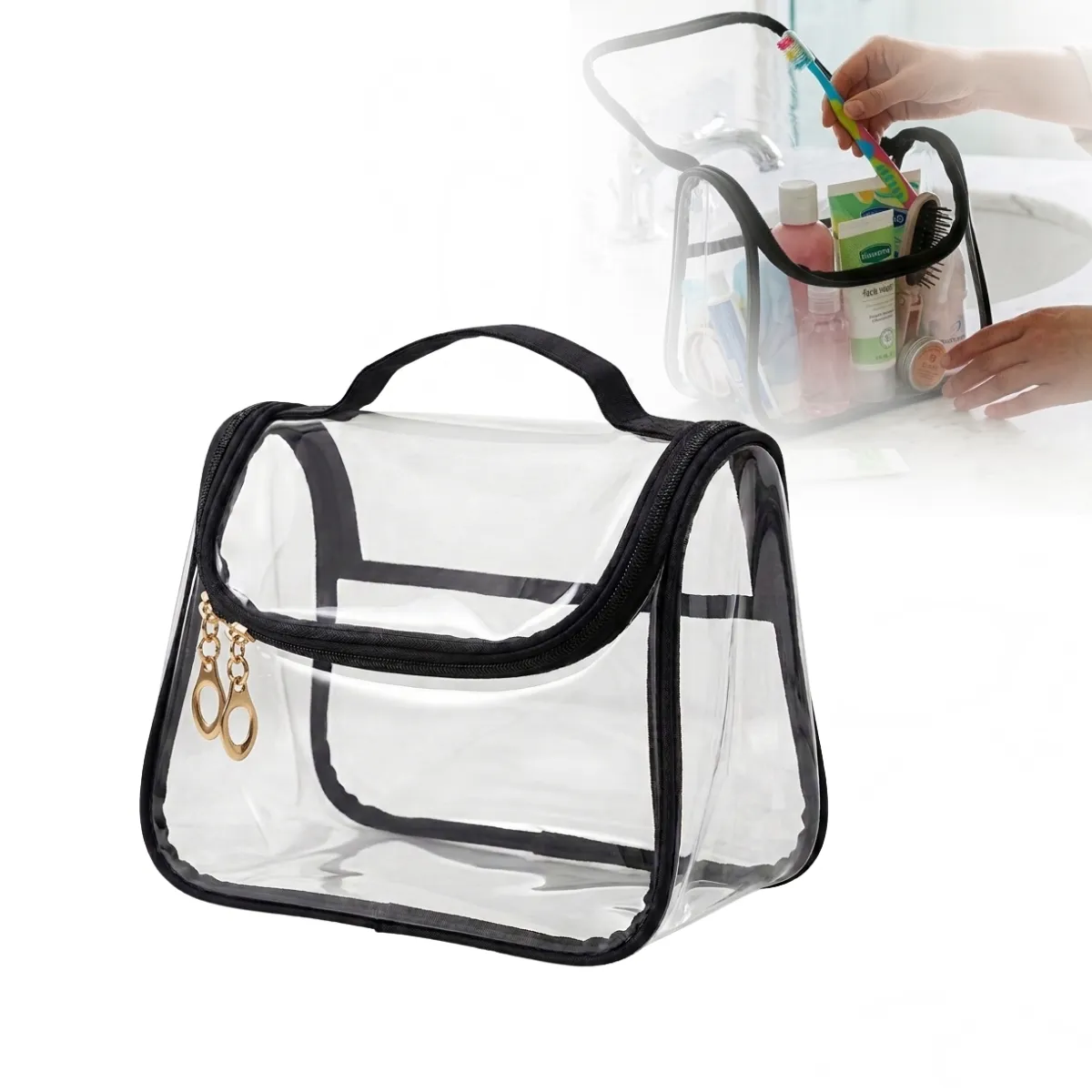 Bolsa transparente multiusos