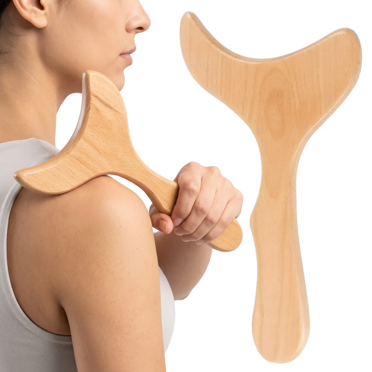 Masajeador Madera Drenaje Linfático Anti Celulitis Masaje