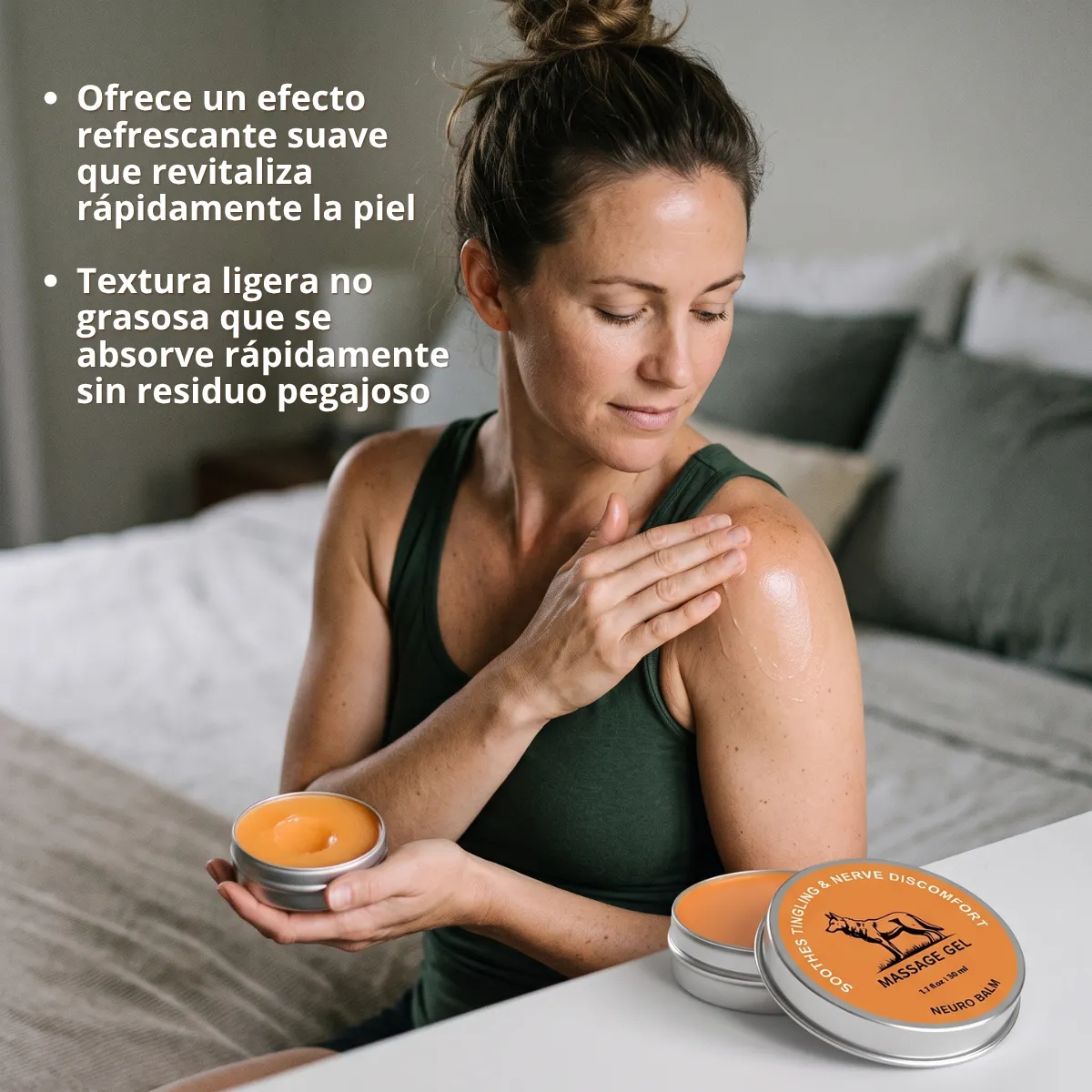 Bálsamo Relajante Cuidado Corporal Pomada Masaje Refrescante - Imagen 6