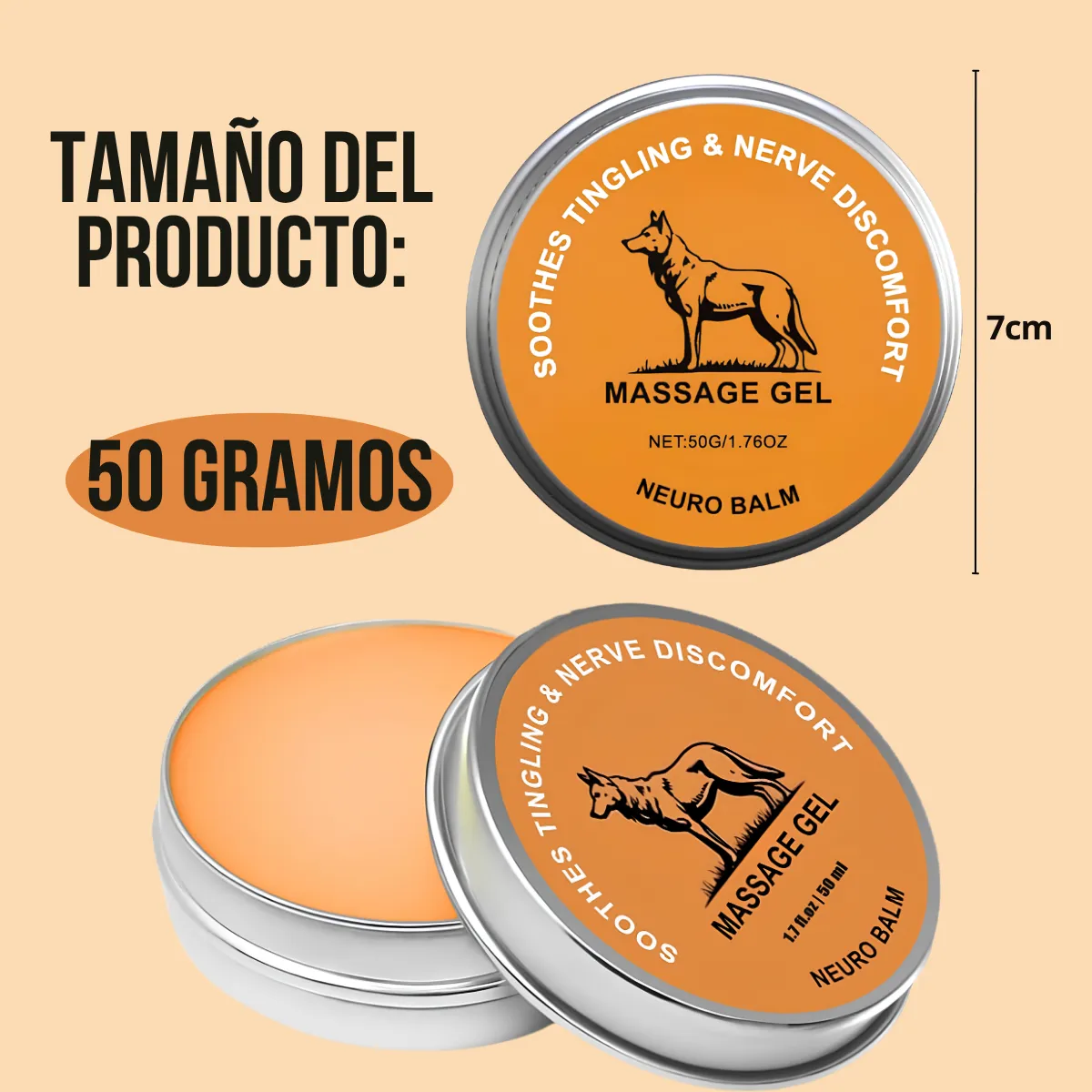 Bálsamo Relajante Cuidado Corporal Pomada Masaje Refrescante - Imagen 8
