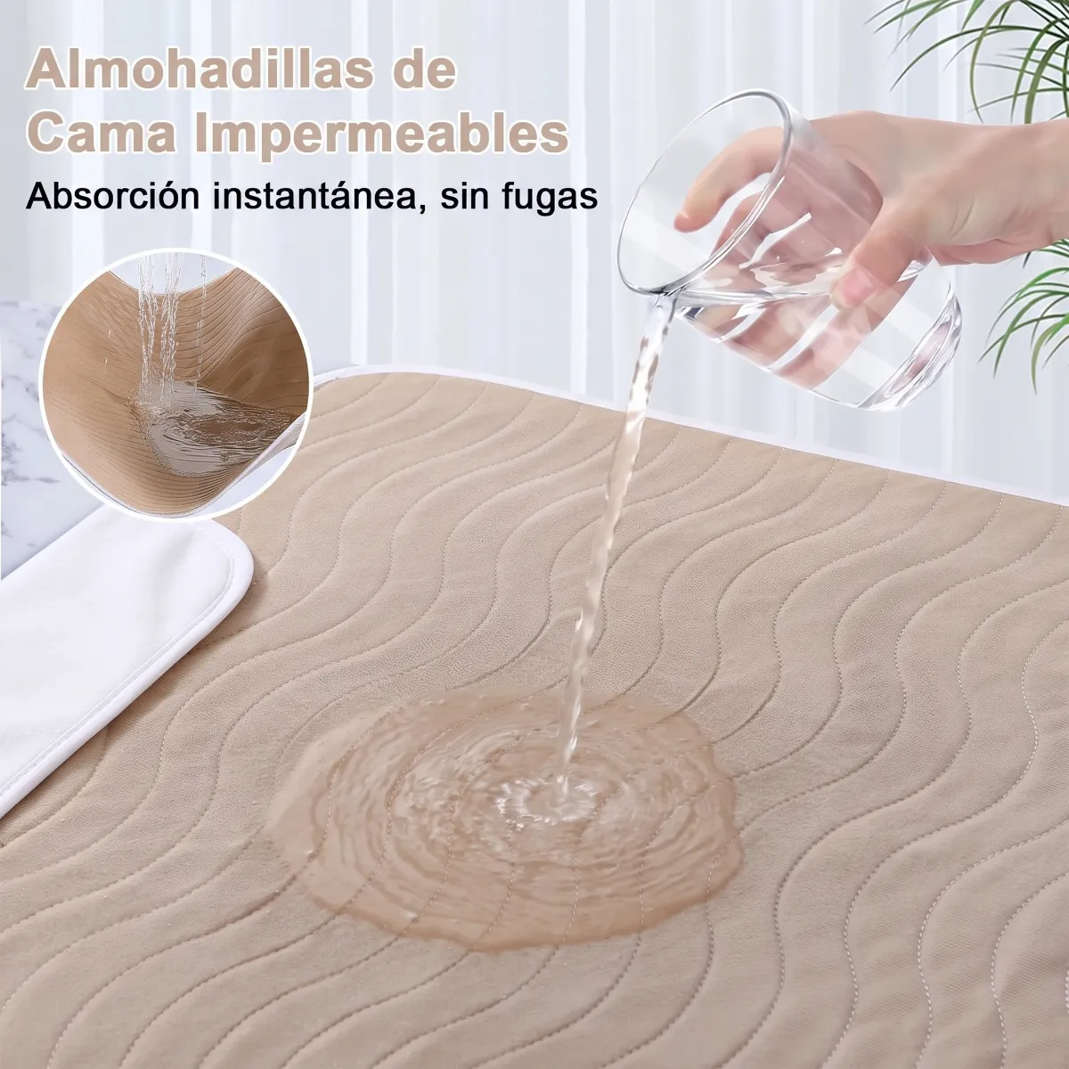 Cubre Colchón Impermeable Manta Incontinencia Lavable 80x120 - Imagen 4