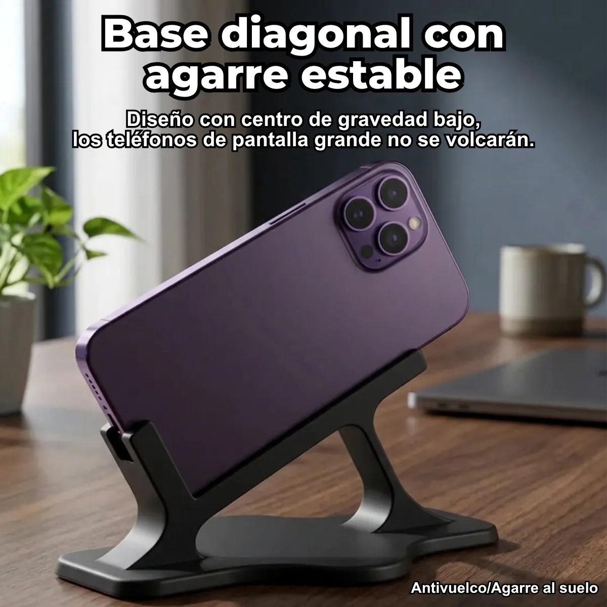 Soporte Celular Cama: Base Manos Libres Anticaídas 1pz - Imagen 8