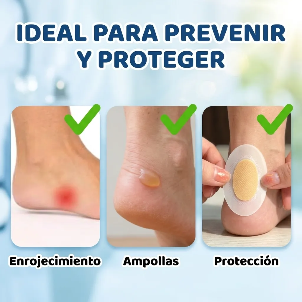 Parches Protectores Talón Antifricción Ampollas 100pz - Imagen 7