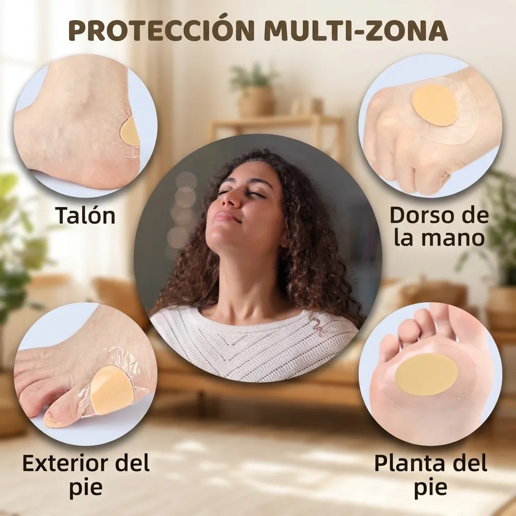 Parches Protectores Talón Antifricción Ampollas 100pz - Imagen 8