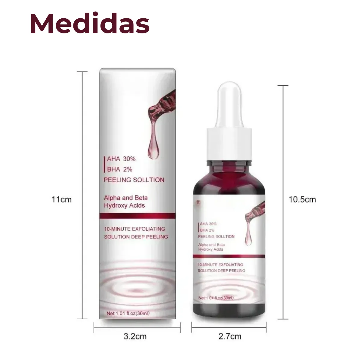 Sérum Exfoliante Facial Aha 30% + Bha 2% - Imagen 6