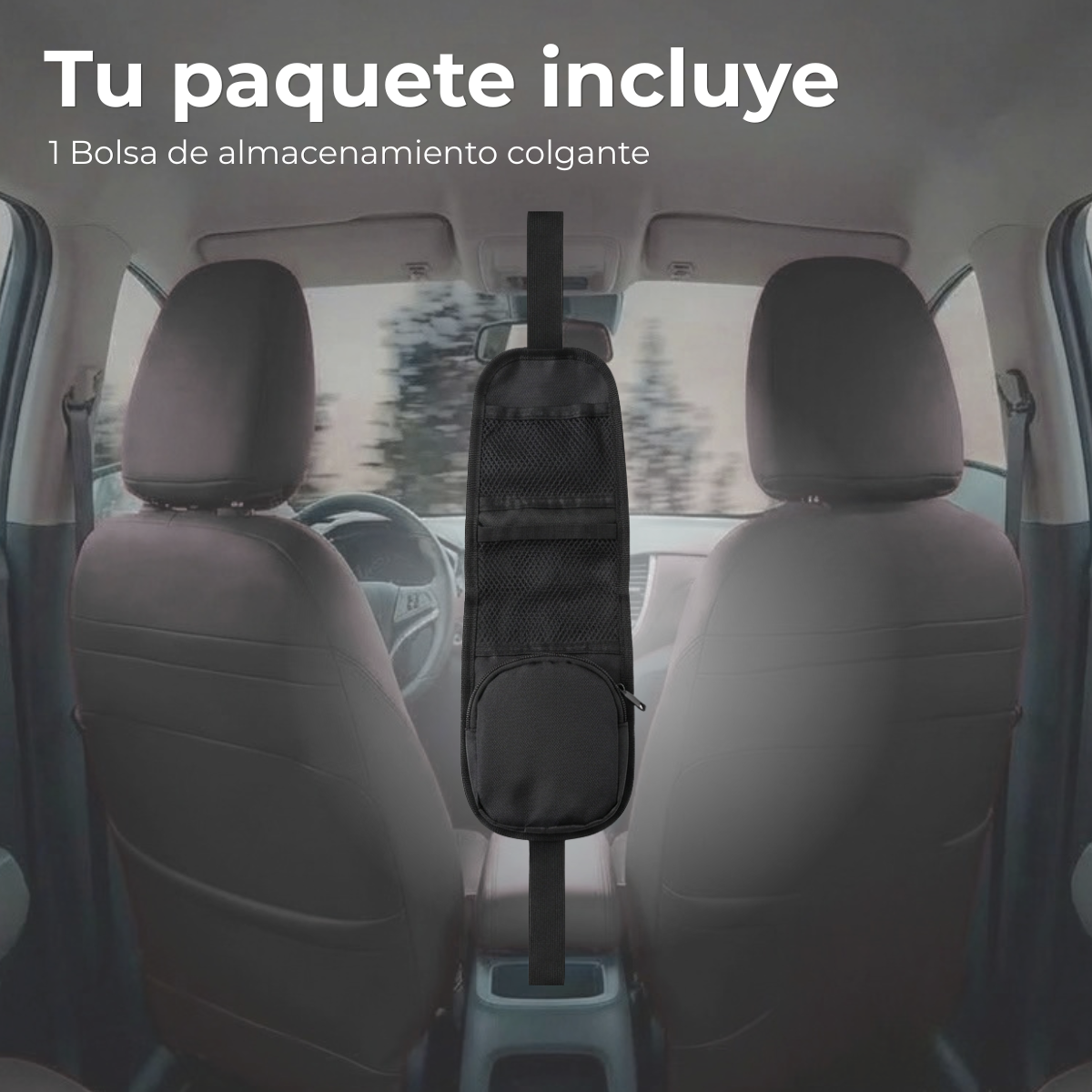 Bolsa organizadora lateral para asiento de auto - Imagen 6