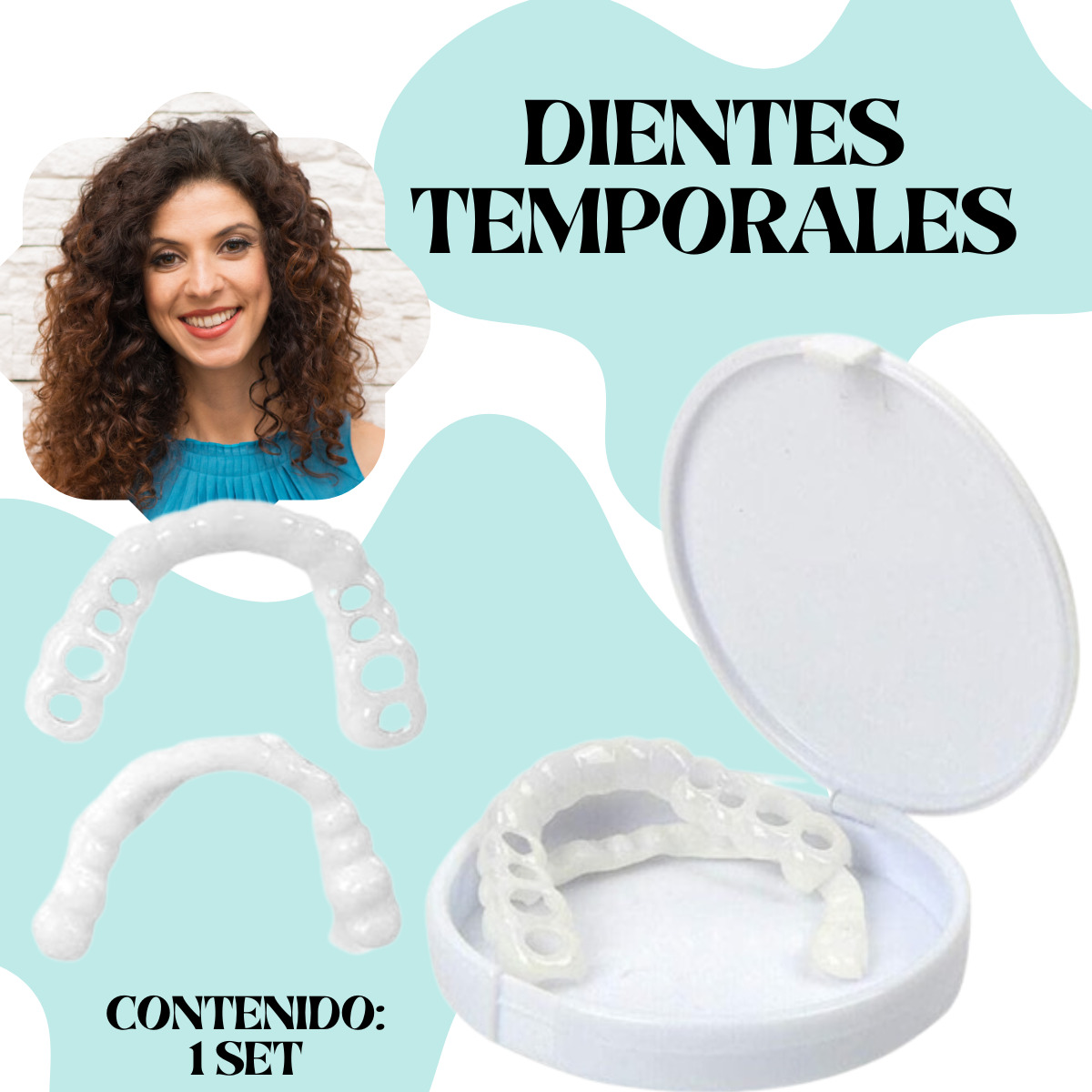 Dientes Postizos Temporal Sonrisa Dental Carilla Estetica - VERALY