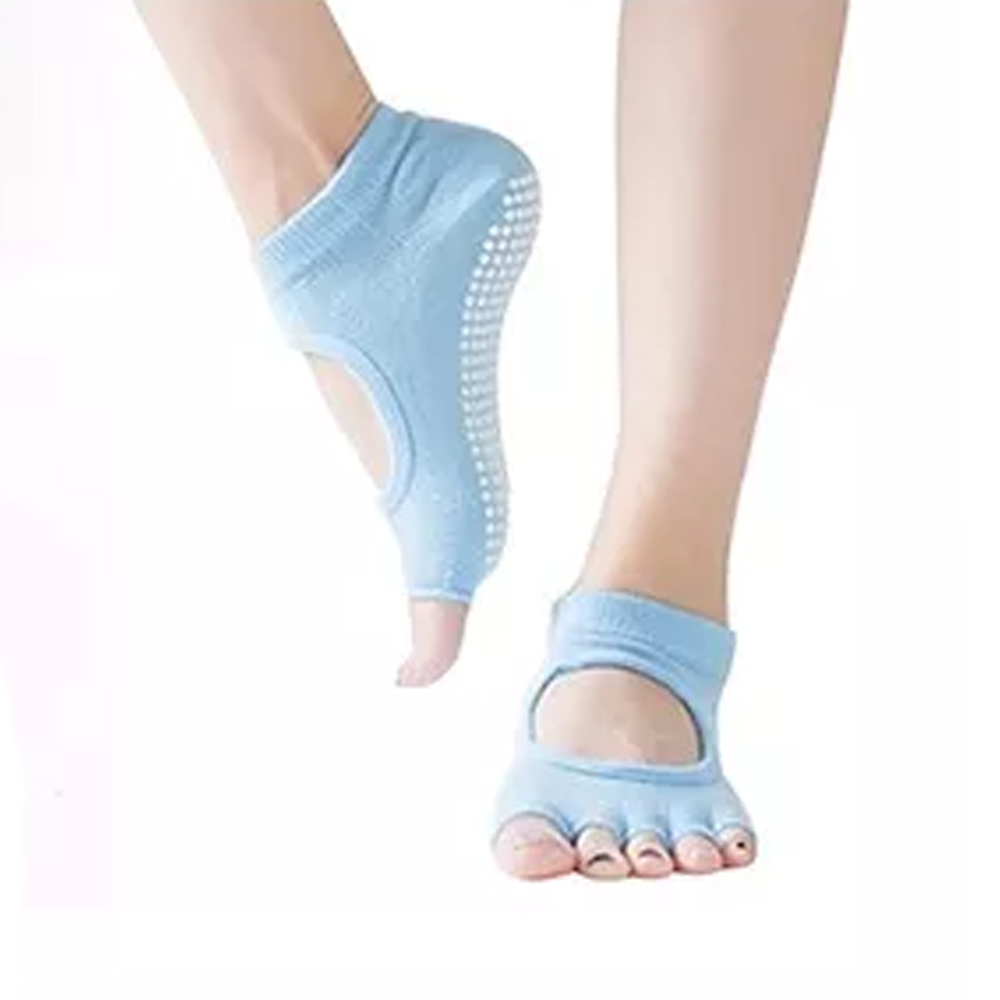 10 pares de calcetines de agarre antideslizantes para yoga, pilates,  hospital, calcetines de suela acolchada para hombres y mujeres, barra de  pilates