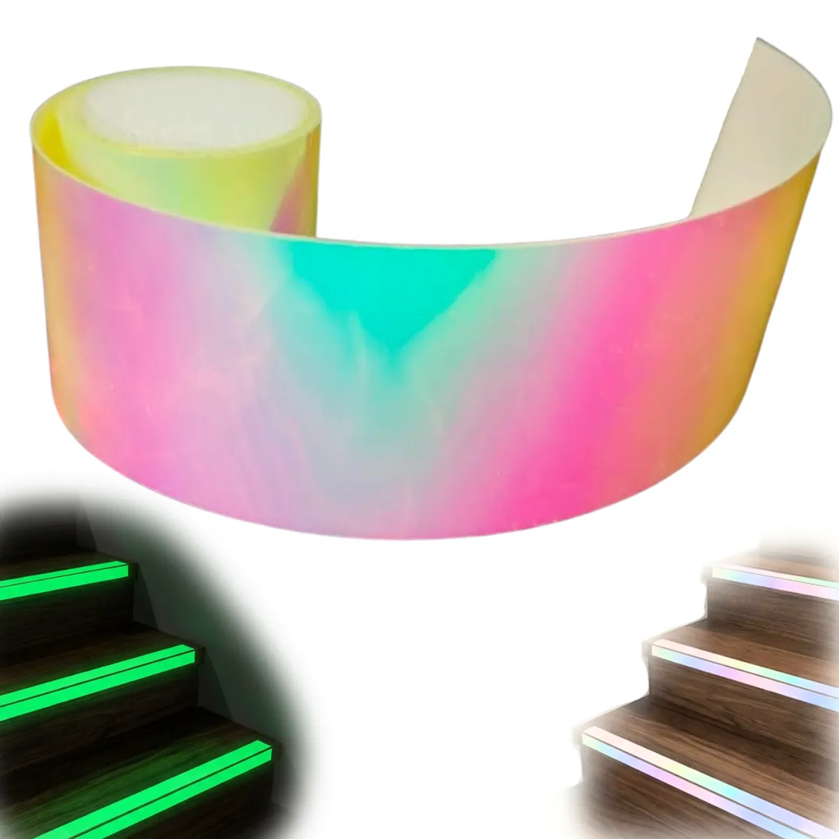 Cinta Luminiscente Tornasol Brilla en la Oscuridad 1pz
