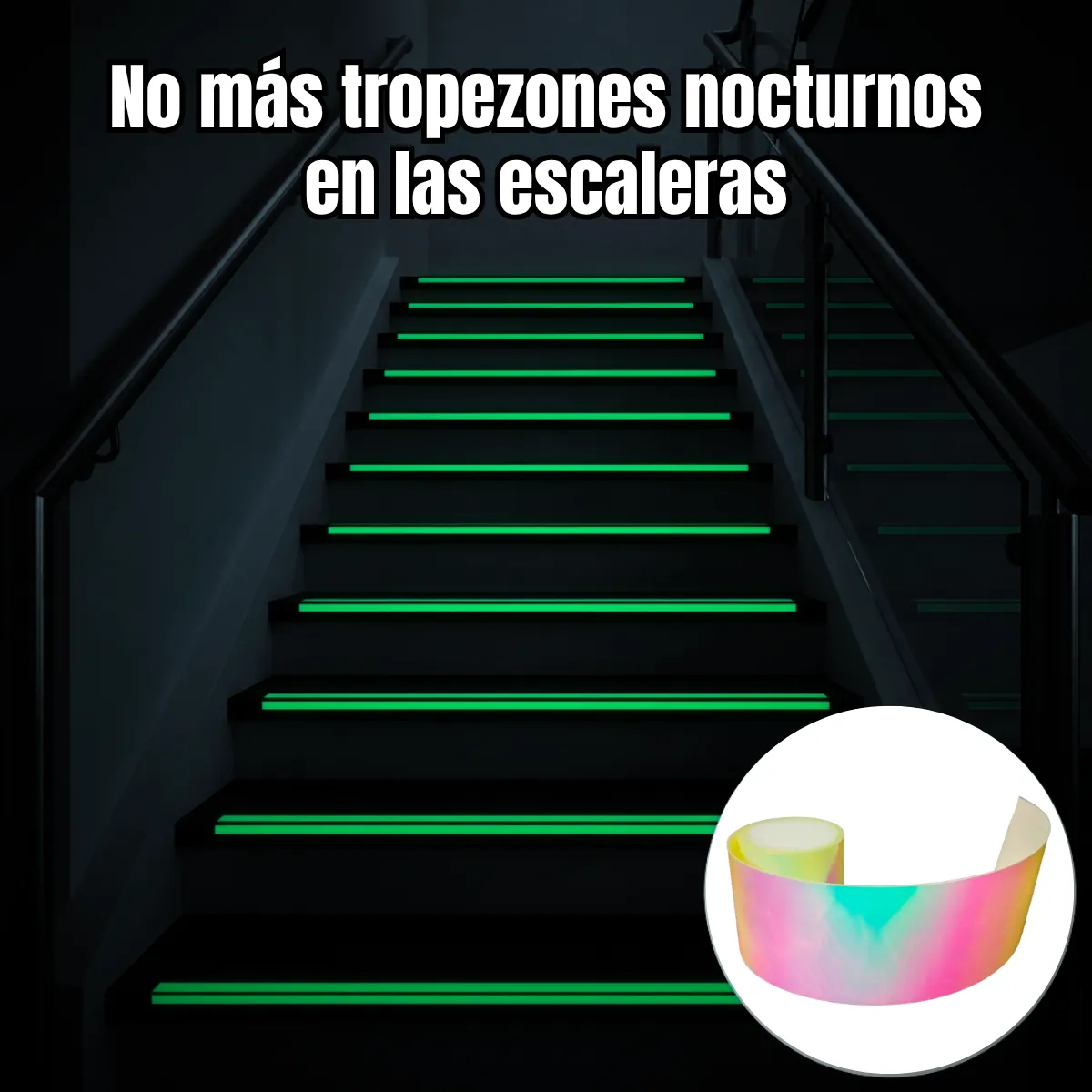 Cinta Luminiscente Tornasol Brilla en la Oscuridad 1pz - Imagen 4