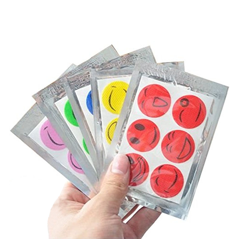 Stickers Repelentes de Mosquitos con Aceite de Citronela 3 Plantillas