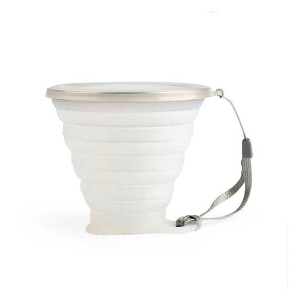 Vaso plegable de silicona, moderno vaso aislado portátil de silicona  plegable a prueba de fugas, botella de agua deportiva plegable con  mosquetón para
