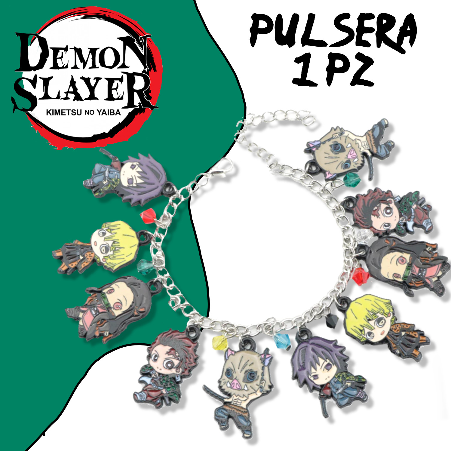 Pulsera Demon Slayer Anime Tanjiro Nezuko Hashibira Dijes